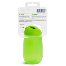 Juomamuki pillillä, Munchkin Simple Clean Cup, vihreä, 296ml