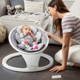 Munchkin babysitter / keinu, Baby Swing Black, bluetooth + kaukosäädin