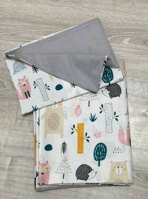 Pussilakanasetti, Rauhalliset ketut / Harmaa - 360cm