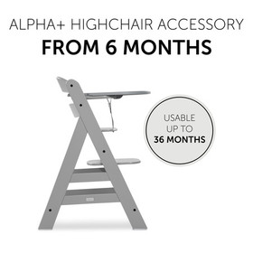 Ruokailutaso Hauck Alpha+ -syöttötuoliin, Click Tray, Black