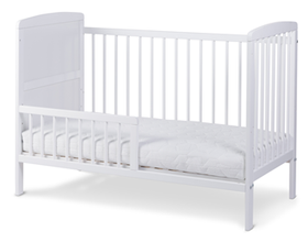 Pinnasänky Nord Lemmy + juniorilaita, 2in1, 120x60cm, valkoinen