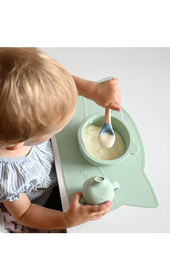 Ruokailualusta, Nordbaby, silikoni, minttu