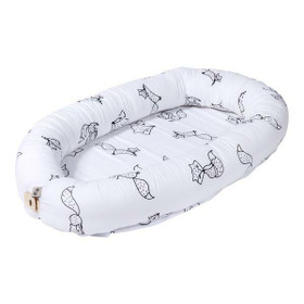 Vauvapesä, unipesä, babynest Nord Nestor, valkoinen kettu