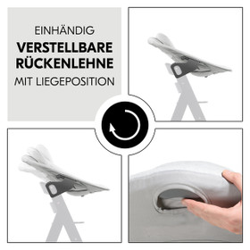 Haucka Alpha Premium -babysitter, Light Grey - 2025