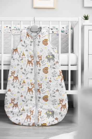 Unipussi, Sensillo, Valkoiset bambit, 50x80 (M) - 9-18kk, TOG 2,5