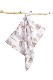 Kuvioidut harsot, 70x80, LUX - Isot pöllöt ja lehdet