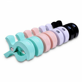 Petite&Mars Peggy -klipsit vaunuihin/rattaisiin, roosa