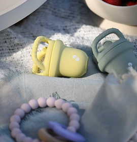 Maistelututti / Silicone Food Feeder, Nordbaby, minttu