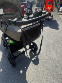 Kassi rattaisiin / pieni hoitolaukku, Organizer, ORA, musta