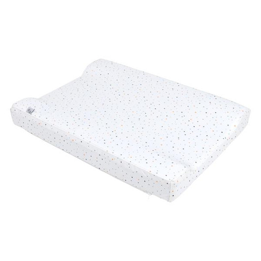 Hoitoalusta, pehmeä pohjainen, NordBaby Mateo, White Dot