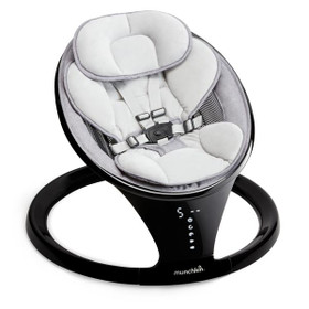 Munchkin babysitter / keinu, Baby Swing Black, bluetooth + kaukosäädin