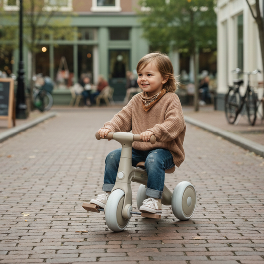Bingo Balance Bike - kolmipyörä/tasapainopyörä 3in1, Ivory White