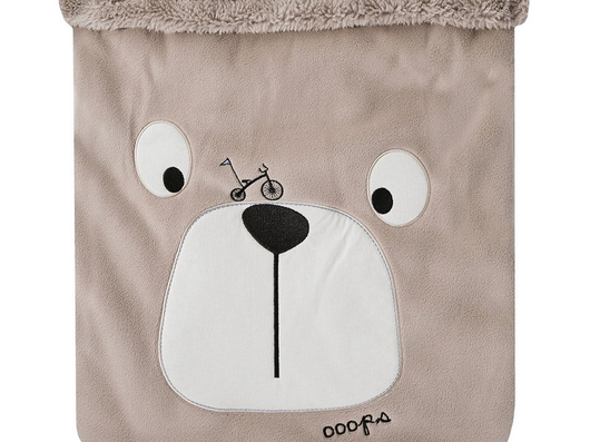 Jacky Baby, monitoiminen kaukalolämpöpussi, 2in1, Biker Boy ruskea