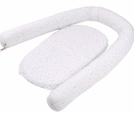 Vauvapesä, unipesä, babynest Nord Nestor, White Dot, pilkku