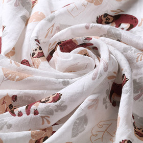 Puuvillaharsopaketti Babyono, 3 kpl, harmaa/laiskiaiset