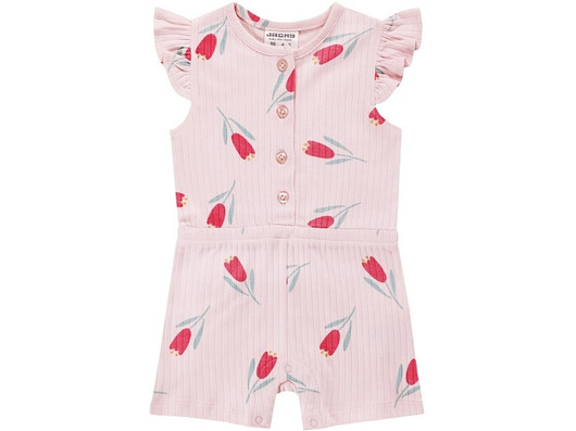 Jacky Boley Baby -potkupuku, roosa kukat, 68cm