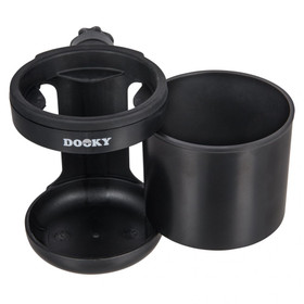 Dooky Cup & Snack -mukiteline 2in1, musta