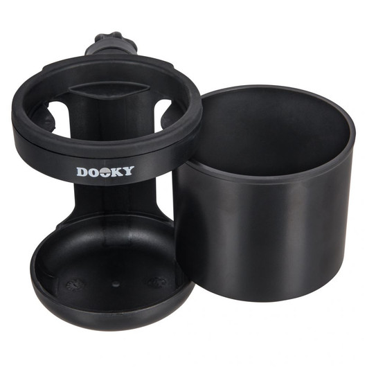 Dooky Cup & Snack -mukiteline 2in1, musta