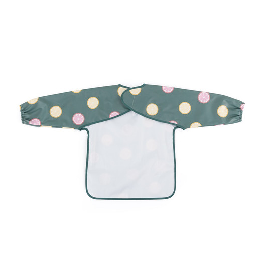 Petite&Mars -hihallinen essu, ruokalappu, Green Kiwi + smoothiepussit