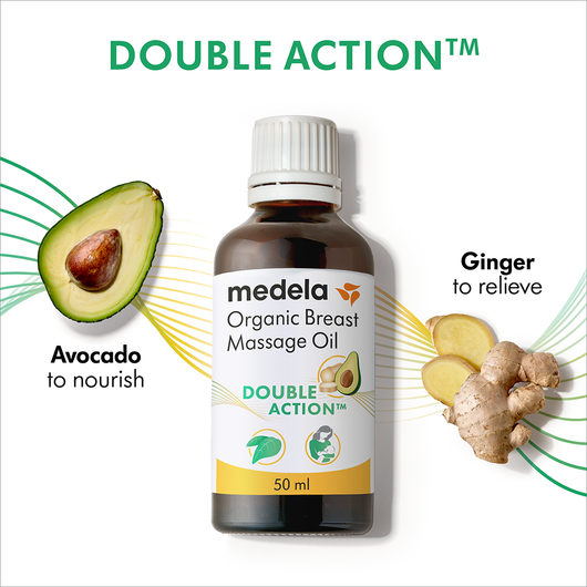 Medela rintojen hierontaöljy, 50ml