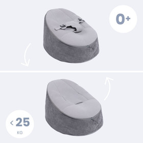 Doomoo - Seat n Grow - istuin vauvasta lapselle -0kk-25kg, Grey