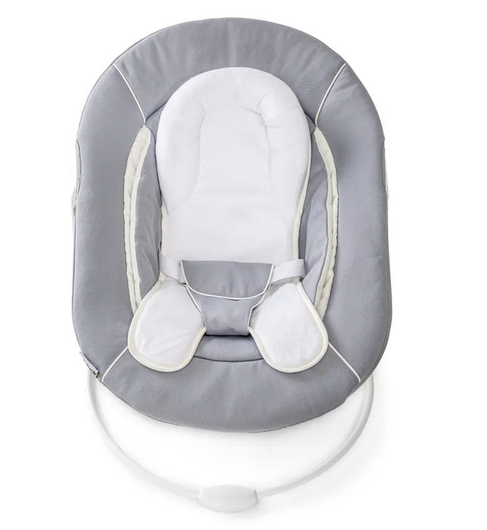 Haucka Alpha -babysitter, 2in1 Stretch Grey (sopii syöttötuoliin)