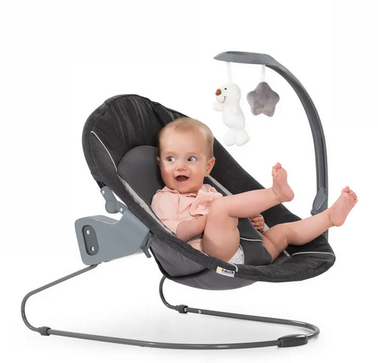 Hauck Alpha+ -syöttötuolisetti; syöttötuoli ja babysitter -Deluxe Grey