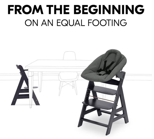 Hauck Alpha+ Newborn Set Plus - dark grey / tummanharmaa