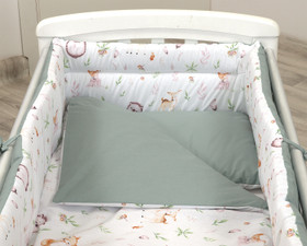 Pussilakanasetti, Eimi, salvia / värikkäät metsäneläimet