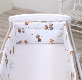 Reunapehmuste, Ketut ja Pöllöt / Latte, 360cm