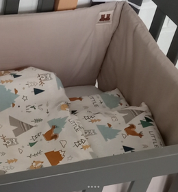 Reunapehmuste pinnasänkyyn, Anne&Mikael - beige yksivärinen, 360cm