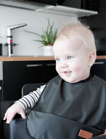 Ruokalappu, pehmeä, Baby Wallaby, musta