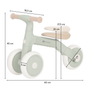 Bingo Balance Bike - kolmipyörä/tasapainopyörä 3in1, Ivory White