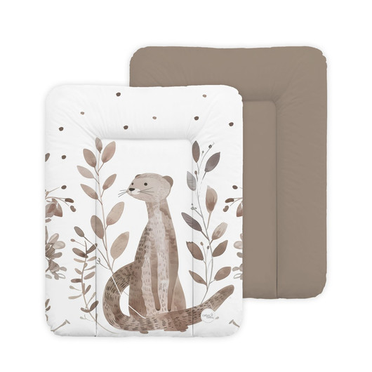 Hoitoalusta pehmeillä reunoilla, Saukko, tummanruskea