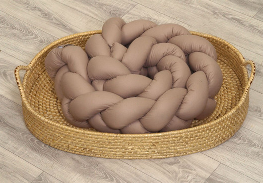 Reunapehmuste Eimi, Letti - yksivärinen kaakao, 210cm