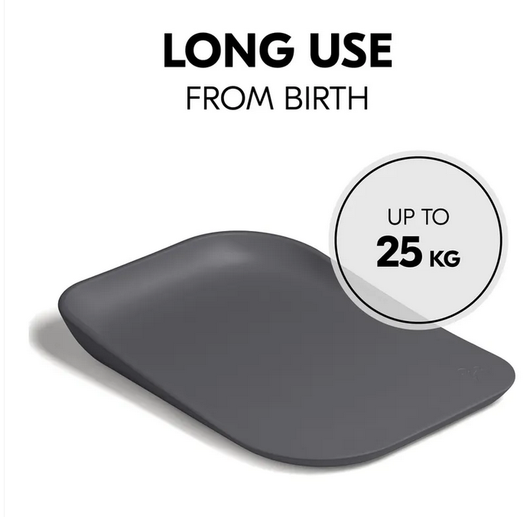 Hauck Change N Clean -hoitoalusta, PUR-vaahto, harmaa