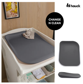 Hauck Change N Clean -hoitoalusta, PUR-vaahto, harmaa