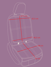 Petite&Mars Savior 3in1 - istuinsuoja / potkusuoja, musta, sms