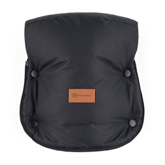 Työntöaisan hanskat/ kädenlämmitin, Forever Black