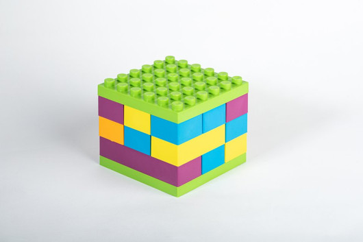 eKoala -rakennuspalikat, muoviton, 19kpl / paketti