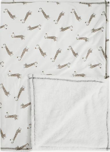 Jacky Baby, vauvapeite, Kirahvi / valkoinen, 100x70cm