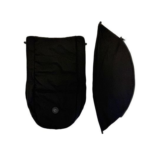 Easygrow Favn 2 - vauvakori, kantokassi, unipesä, Black + peite+kuomu