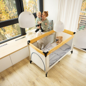 Matkasänky Feedo, Rocky Grey