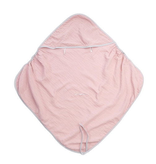 Kapalopeite turvakaukaloon, puuvilla, 75 x 75cm, Dirty Rose