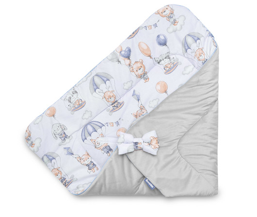 Kapalopeite, siniset nallet, pehmeä Minky