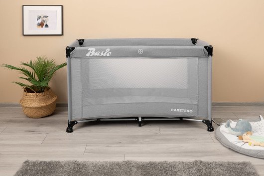 Matkasänky BASIC, harmaa