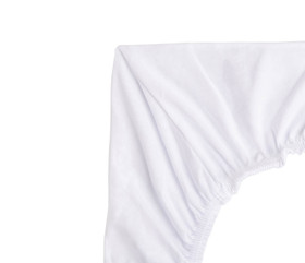 Aluslakana kehtoon, 90x40cm, valkoinen, muotoonommeltu