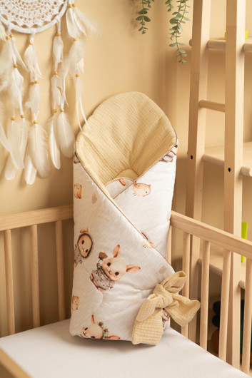 Kapalopeite, Puput beige, musliinipuuvilla