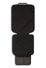 SENSILLO -istuinsuoja / potkusuoja, tikattu musta, sms