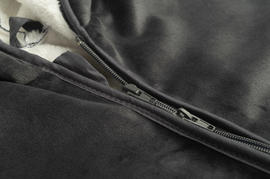 Sensillo -poncho / viitta auton turvaistuimeen, grafiitti, 0+